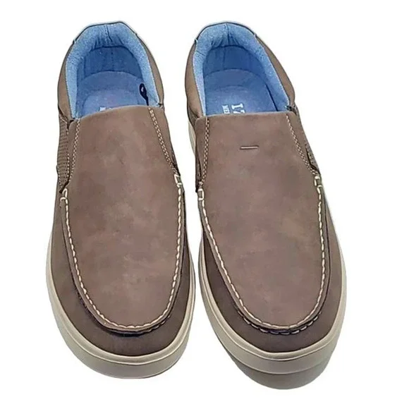 Izod Hampton Men Slip On Casual Shoes, Brown size and size 10